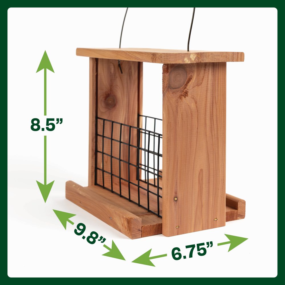 pennington cedar seed cake bird feeder