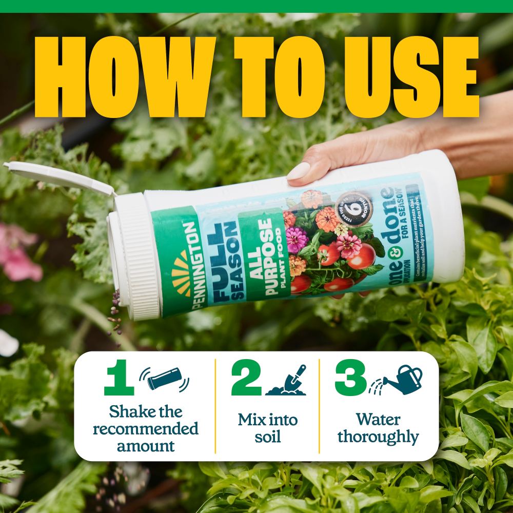 pennington full season all purpose plant food shaker