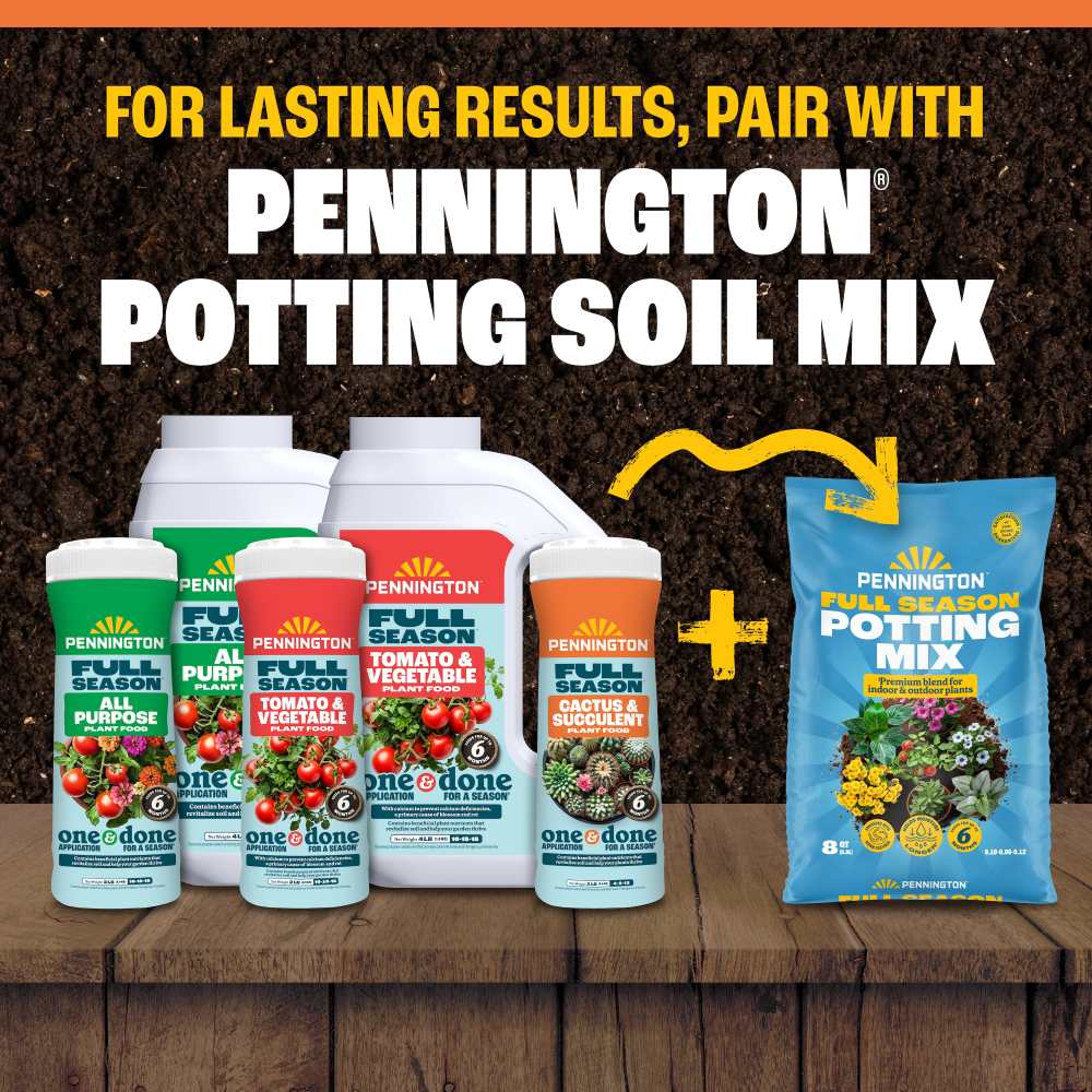 pennington full season cactus succulent plant food shaker