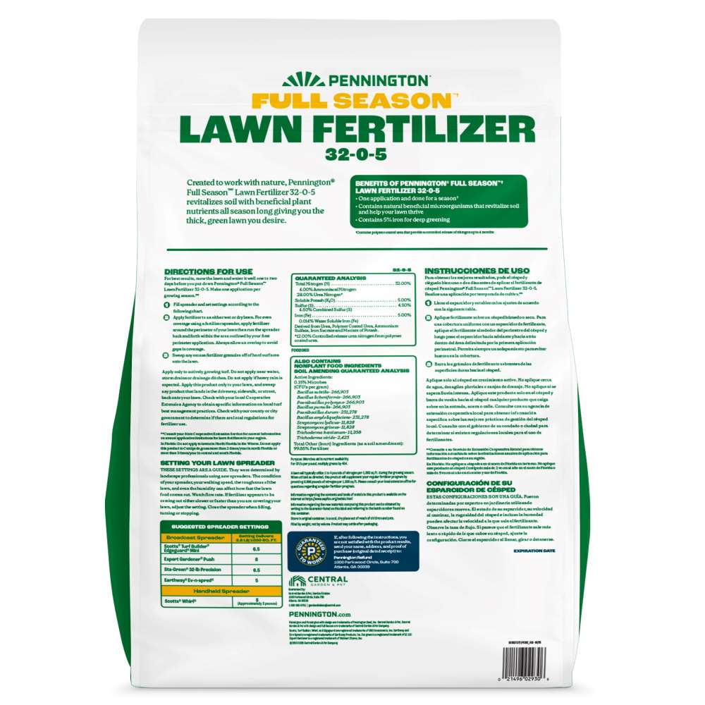 pennington full season lawn fertilizer