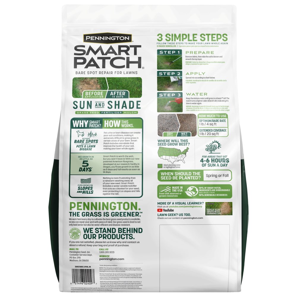 pennington smart patch sun and shade