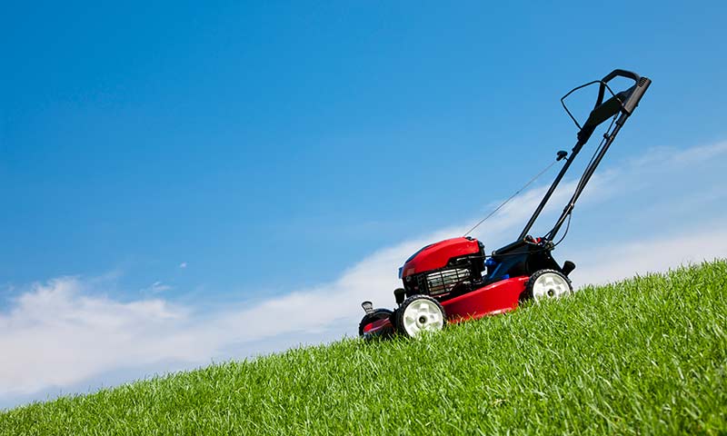 mowing-slope
