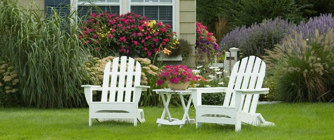 Thick, green lawn