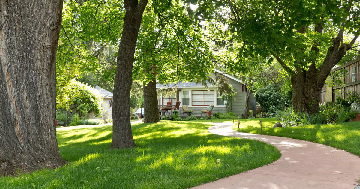 Cute Cottage at End of Winding Pathway