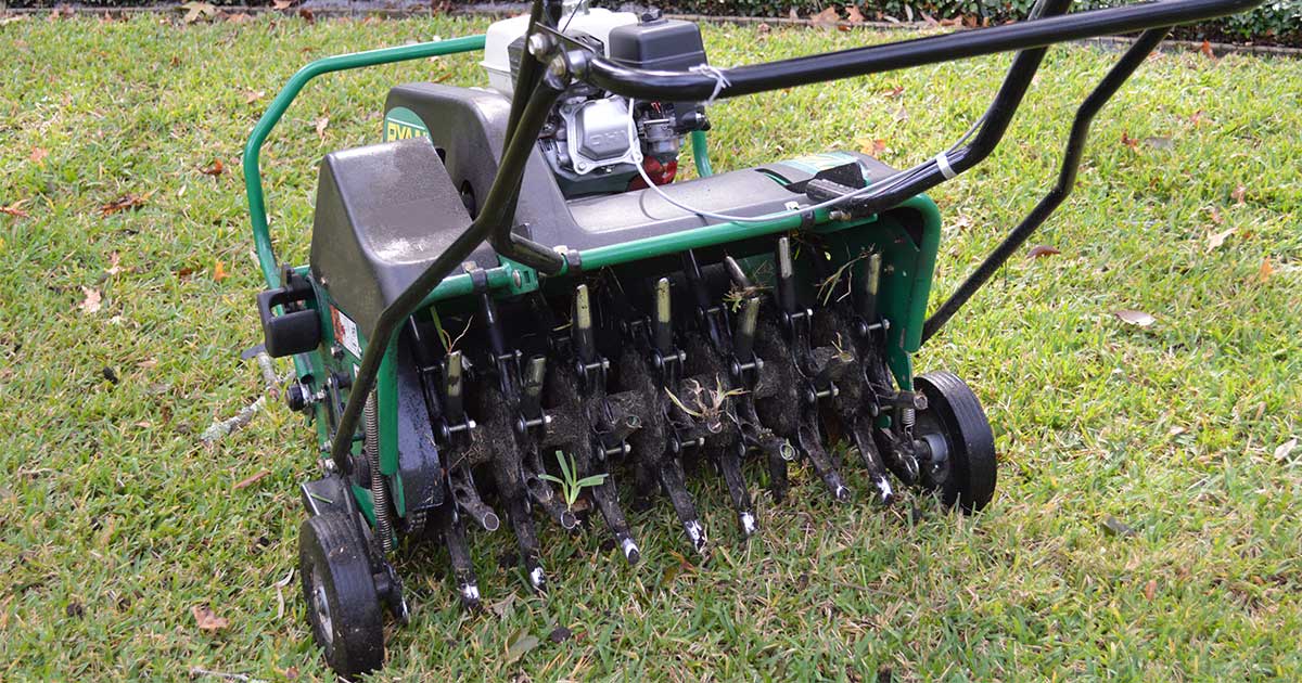 Image of Aerators yard equipment