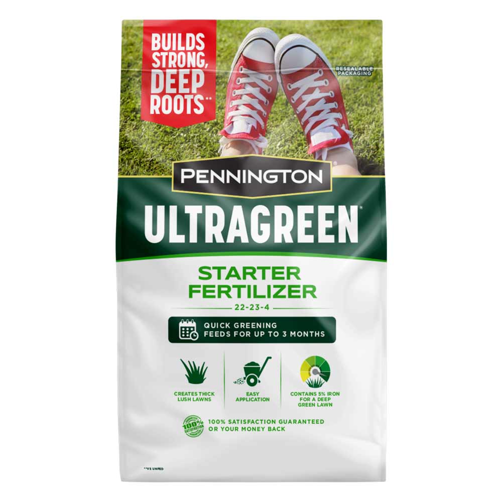 Starter fertilizer best sale for grass