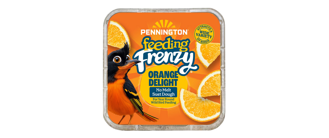 Pennington Feeding Frenzy Orange Delight No Melt Suet Dough