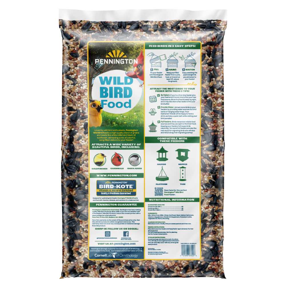 pennington wild bird food cherry flavor