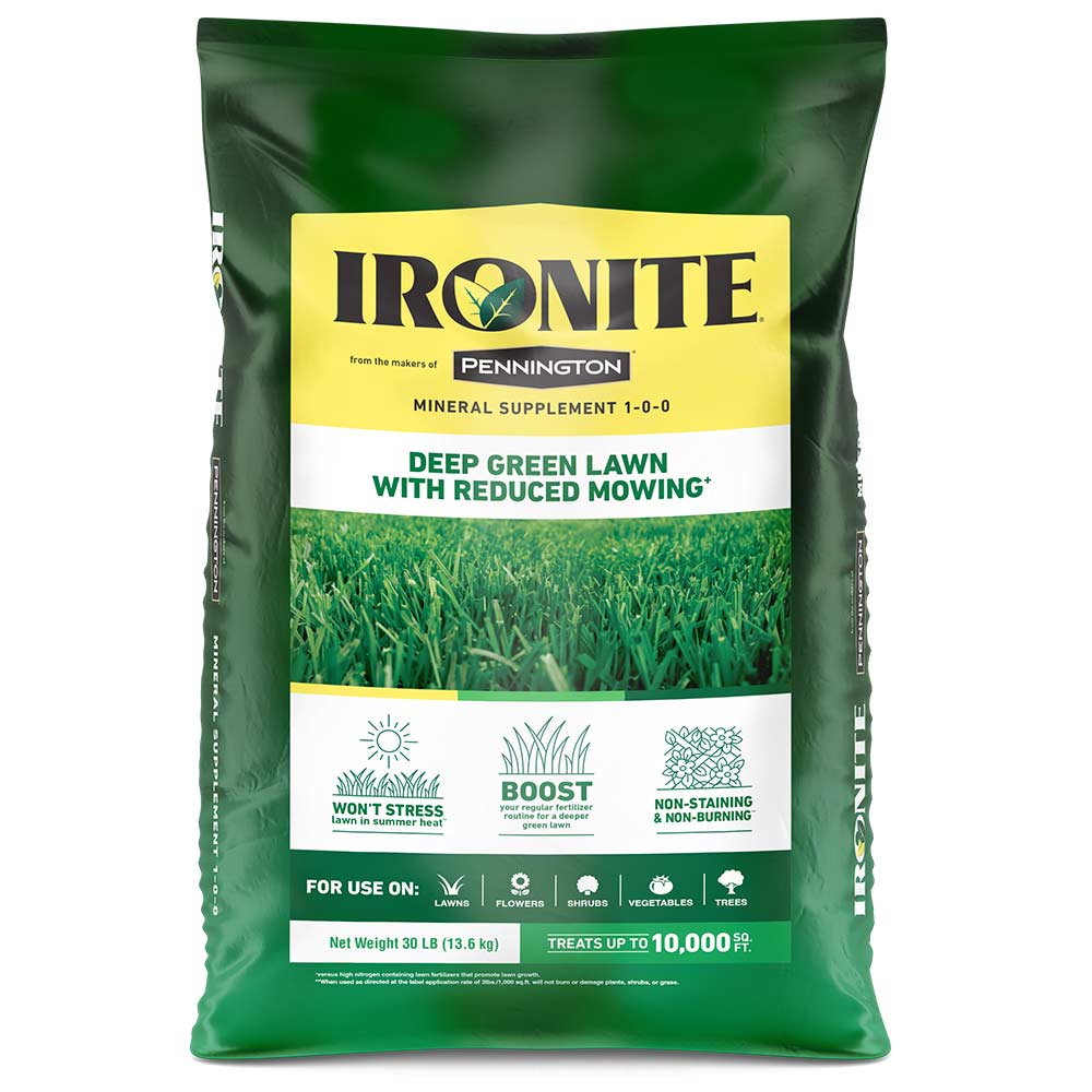 Ironite for shop lawns